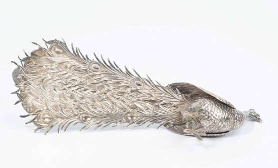Tierfigur: Pfau, Spanien 20.Jh. - Foto 6