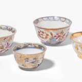 Meissen, 4 Koppchen mit Hausmalerei - Foto 1