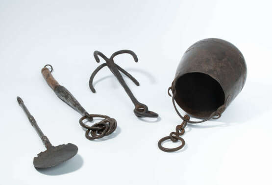 Lot: 4 Küchenkamin-Utensilien - Foto 2