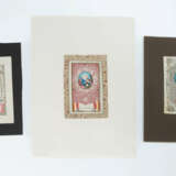 3 Spitzenbilder "Hl. Magdalena"/"Hl. Matthäus"/"Hl. Barbara" - photo 1