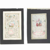 2 Spitzenbilder "Hl. Elisabeth"/"Hl. Sebastian" - Foto 1
