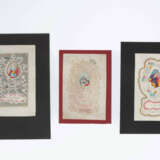 3 Spitzenbilder "Hl. Barbara"/"Hl. Joseph"/"Hl. Johannes von Nepomuk" - photo 1