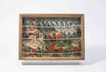 Lot Zinnfiguren "Feuerwehr"