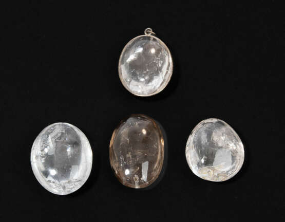 Lot: 4 Enhydro-Quarz-Anhänger - photo 2