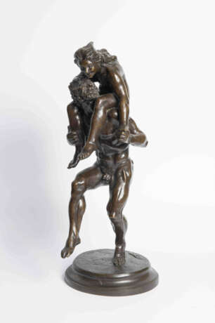 Figur, "Satyr und Nymphe" - Foto 1