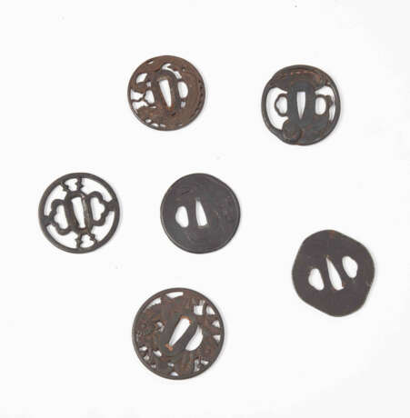 Lot: 6 Wakizashi-Tsuba - Foto 2