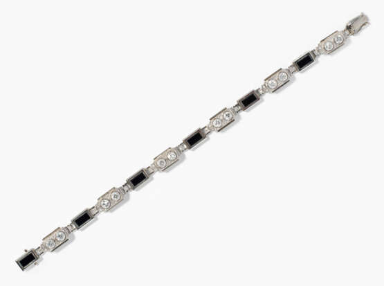 Diamant-Onyx-Bracelet - фото 1
