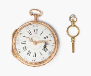 Thémèze à Versailles, Gold-Spindeluhr, um 1770