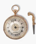 Montres. Courvoisier Frères, La Chaux-de-Fonds, Gold-Taschenuhr mit Viertelrepetition, um 1820