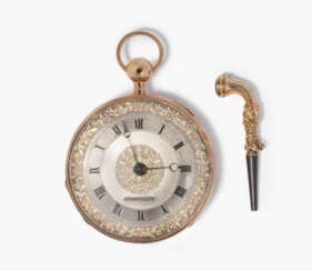 Courvoisier Frères, La Chaux-de-Fonds, Gold-Taschenuhr mit Viertelrepetition, um 1820