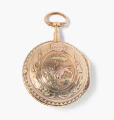 Courvoisier & Houriet, Le Locle, Gold-Spindeluhr, um 1780