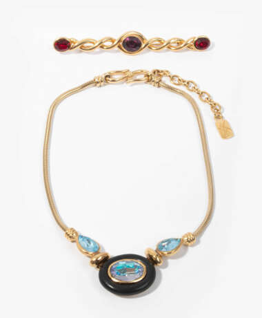 Yves Saint Laurent, Collier und Brosche - photo 1