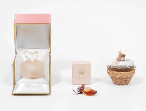 Lalique für Nina Ricci, 3 Parfumflakons " Fille d'Eve" - photo 1