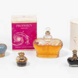 Prince Matchabelli, Paris/New York, 6 Parfumflakons "Prophecy", "Jungle Flower", "Golden Autumn", "Huile Abano" - photo 1