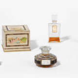Molinard, 4 Parfumflakons "Orval", "Habanita", "Violettes du Roi" und "Cloches de Noel" - Foto 1