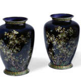 1 Paar Email Cloisonné-Vasen - фото 1
