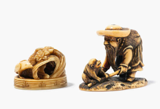 Lot: 2 Netsuke - photo 1