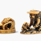 Lot: 2 Netsuke - photo 1