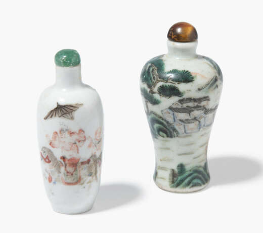 Lot: 2 Snuff Bottles - Foto 1