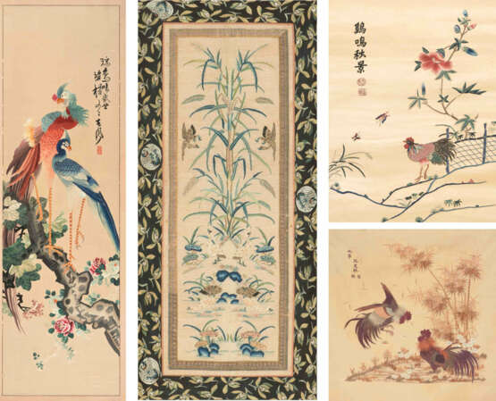 Lot: 4 Stickereien - photo 1