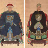 Lot: 2 höfische Ahnenporträts - photo 1