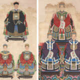 Lot: 2 höfische Ahnenporträts - photo 1