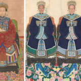 Lot: 3 höfische Ahnenporträts - photo 1