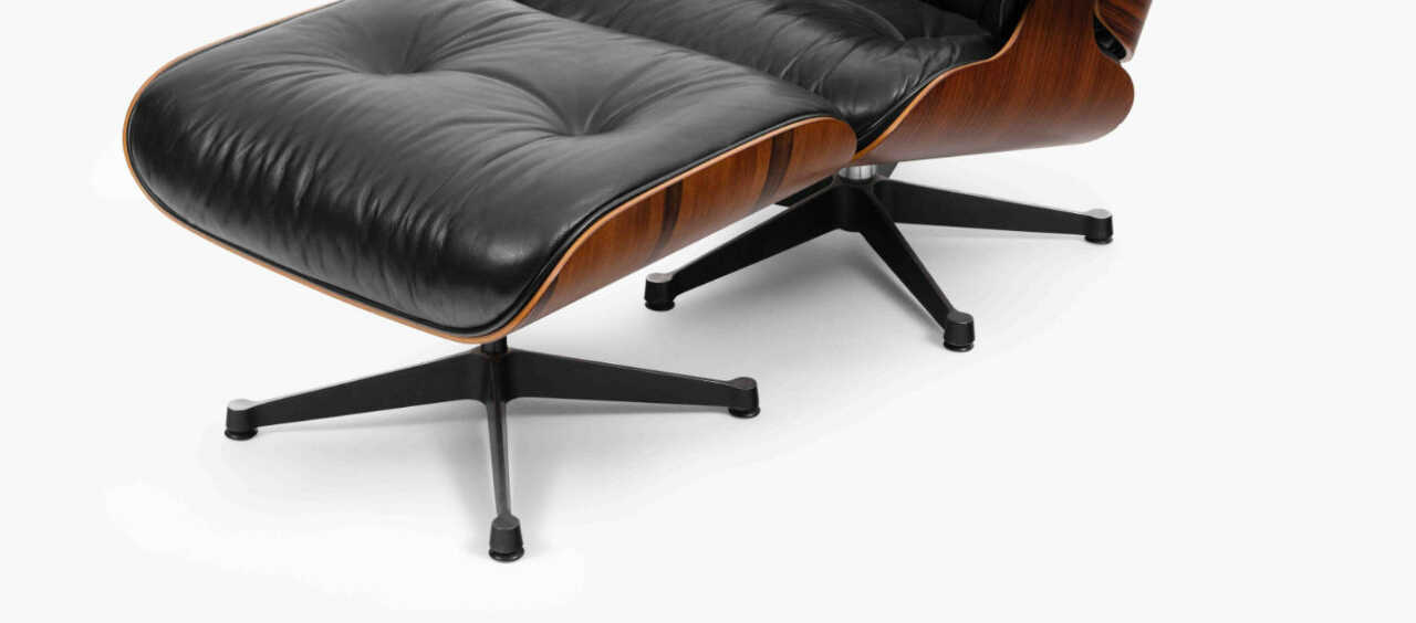 Charles & Ray Eames, Lounge Chair "670" mit Ottoman "671"