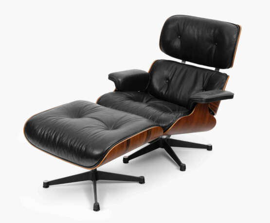 Charles & Ray Eames, Lounge Chair "670" mit Ottoman "671" - photo 1