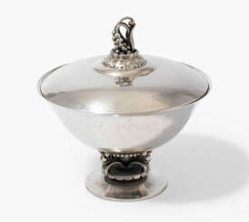 Kompottschale mit Deckel, Georg Jensen