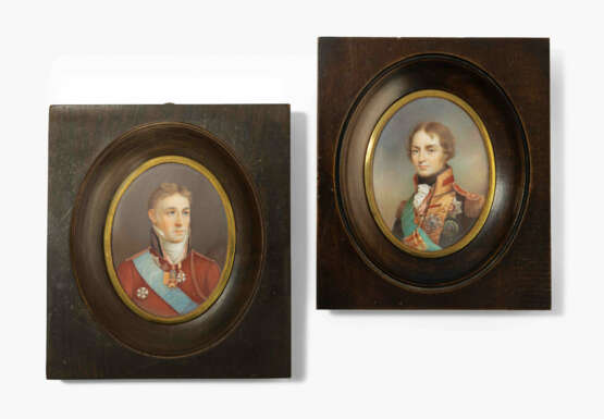 Lot: 2 Porträtminiaturen - photo 1