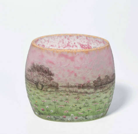Daum Frères, Vase "Prairie en fleurs" - Foto 4