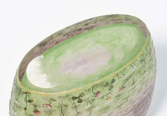 Daum Frères, Vase "Prairie en fleurs" - Foto 11