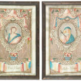 1 Paar Spitzenbilder "Jesus und Maria" - photo 1