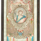 1 Paar Spitzenbilder "Jesus und Maria" - photo 2