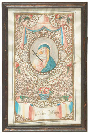 1 Paar Spitzenbilder "Jesus und Maria" - photo 3