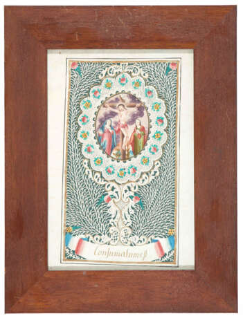 Spitzenbild "Kreuzigung Christi" - Foto 1