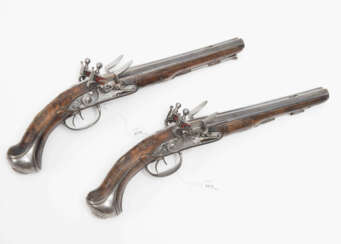 Doppelsteinschloss-Pistolenpaar