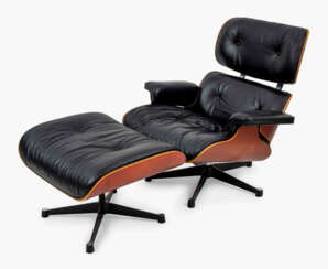 Charles & Ray Eames, Lounge Chair "670" mit Ottoman "671"