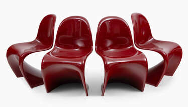 Verner Panton, 4 Stühle "Panton Chair"