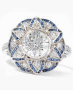 Bijoux. Art Déco Diamant-Ring