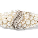 Diamant-Kulturperlen-Bracelet - фото 1