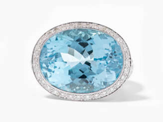 Topas-Diamant-Ring