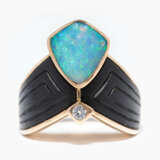 Pierre Fürbringer Opal-Ebenholz-Ring - Foto 1