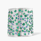 Smaragd-Saphir-Diamant-Armspange - фото 1