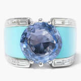 Binder Saphir-Diamant-Türkis-Ring - Foto 1