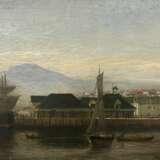 Painting Oil on Canvas Attributed to Frederik Martin S&oslash;rvig . 19th Century 1878. Maritime . Norway Bergen. oil painting realism 19th century - photo 1