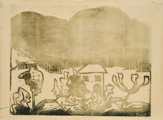 Karl Schmidt-Rottluff. Karl Schmidt-Rottluff (1884 Rottluff - 1976 Berlin) - photo 2