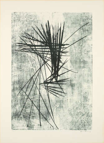 Hans Hartung. Hans Hartung (1904 Leipzig - 1989 Antibes) - photo 1