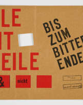 Lawrence Weiner. Eile mit Weile (... bis zum bitteren Ende)
